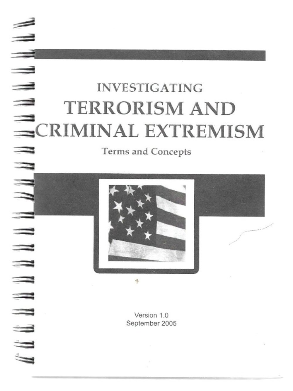 Investigating Terrorism and Criminal Extremism Terms  Concepts Version 1.0 2005 - Picture 3 of 6